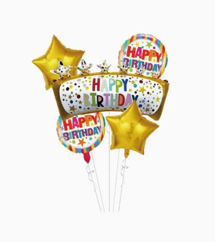 SET DE GLOBOS HAPPY BIRTHDAY - 1