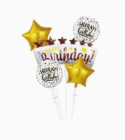 SET DE GLOBOS HAPPY BIRTHDAY - 1