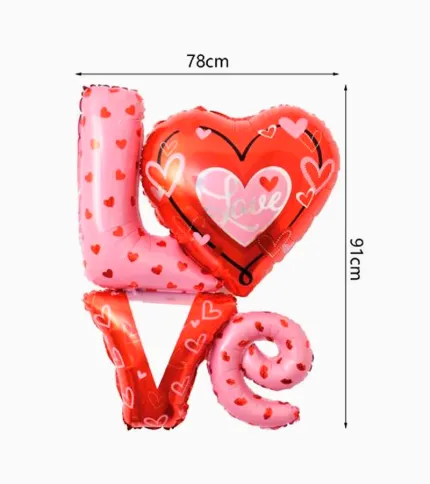 SET DE GLOBOS LOVE - 1