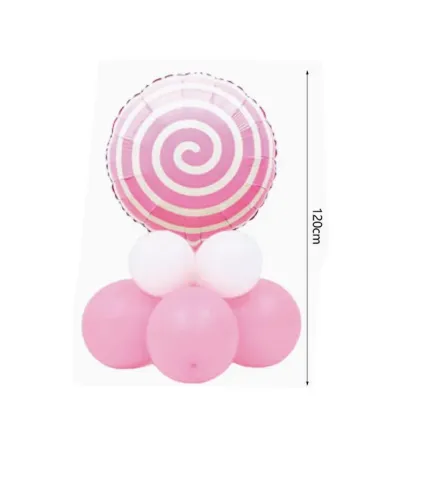 SET DE GLOBOS ROSA - 1