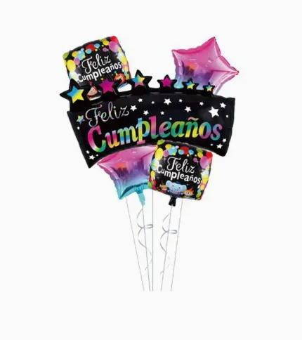 SET DE MYLAR FELIZ CUMPELAÑOS - 1