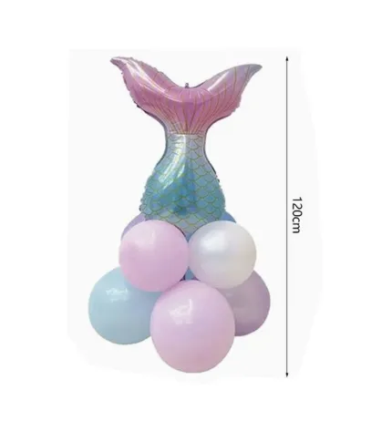 SET GLOBOS COLA SIRENA - 1
