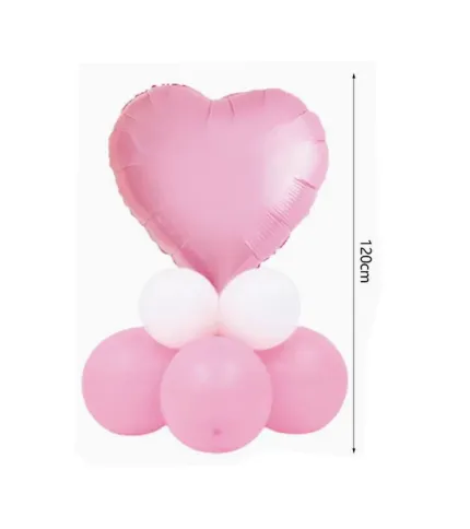 SET GLOBOS CORAZÓN - 1