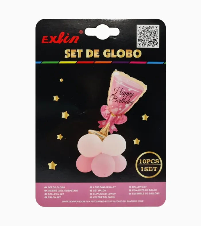 SET GLOBOS FORMA COPA - 1