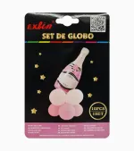 SET GLOBOS FORMA BOTELLA DE CHAMPAÑA - 1