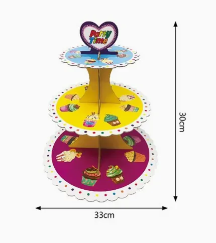 SOPORTE PARA PASTELES 3 NIVELES - 1