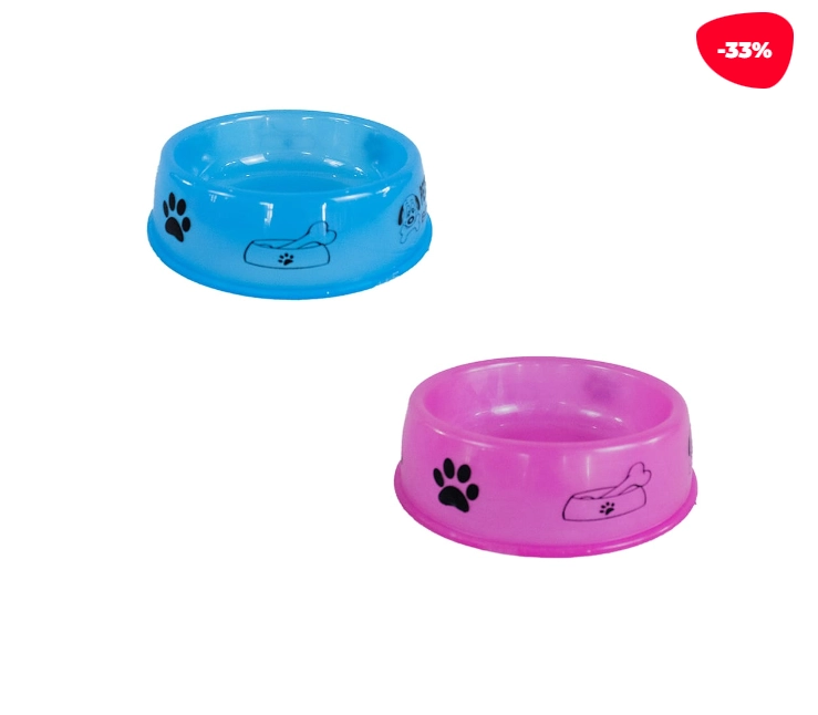 COMEDERO PERROS PLASTICO 24X7 CM - 1