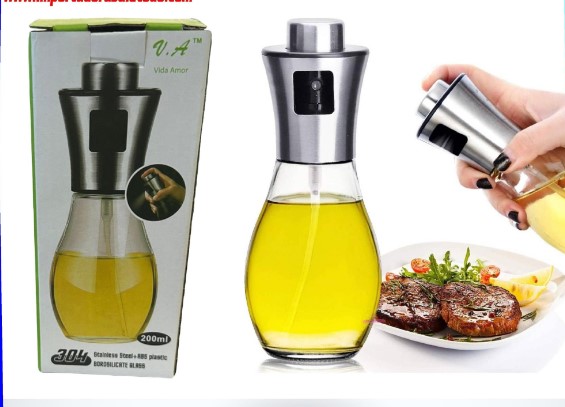 BOTELLA PULVERIZADOR ROCIADORA DE ACEITE VINAGRE 200 ML - 1