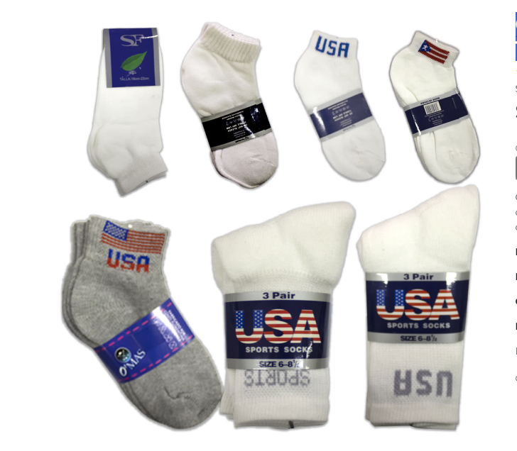 PACK X3 CALCETINES MUJER BLANCO CORTE BAJO 12 UNID - 1