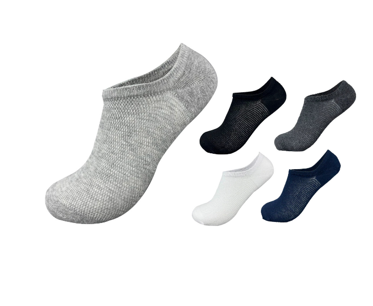 CALCETINES HOMBRE INVISIBLE ALGODON 12 UNID 40-44 - 1