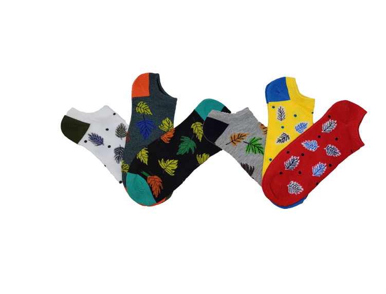 CALCETINES HOMBRE CORTE TOBILLO COLORES SURTIDOS 12 UNID - 1