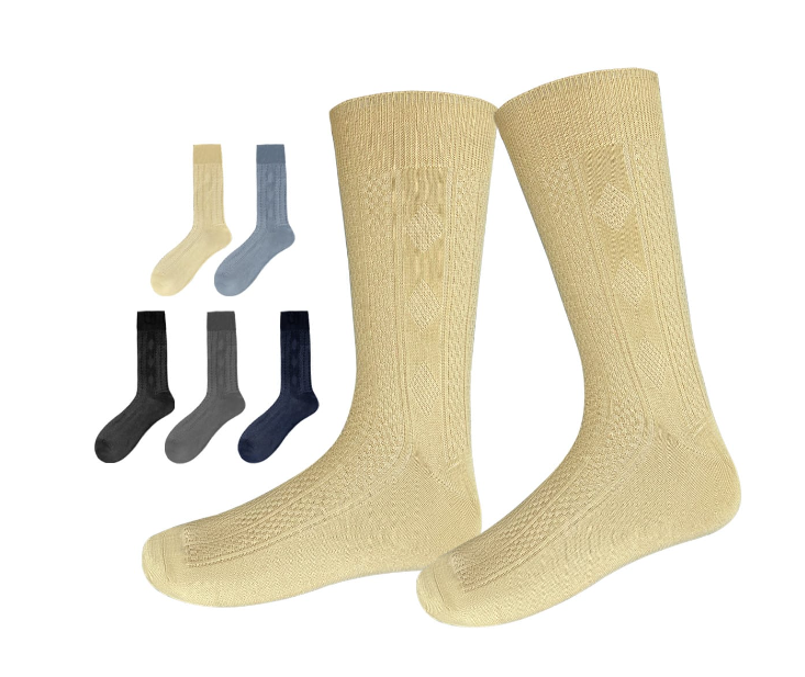 CALCETINES HOMBRE SUPER COLOR LISO 12 UNID - 1