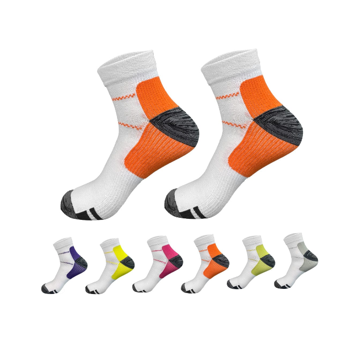 CALCETINES UNISEX COMPRESION FONDO BLANCO TALLA XL 12 UNID - 1