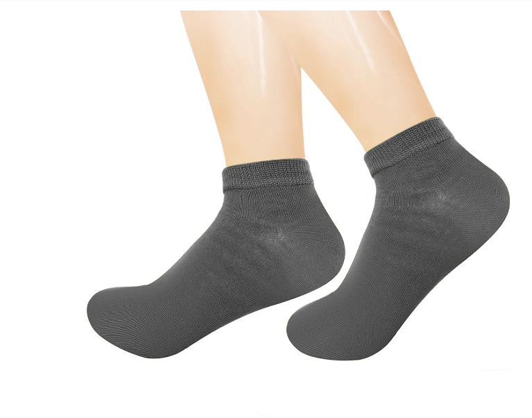 PACK X3 CALCETINES HOMBRE CORTE TOBILLO COLOR NEGRO 12 UNID - 1