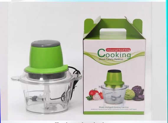 PICADOR MOLEDOR ELÉCTRICO DE CARNES Y VERDURAS - 1