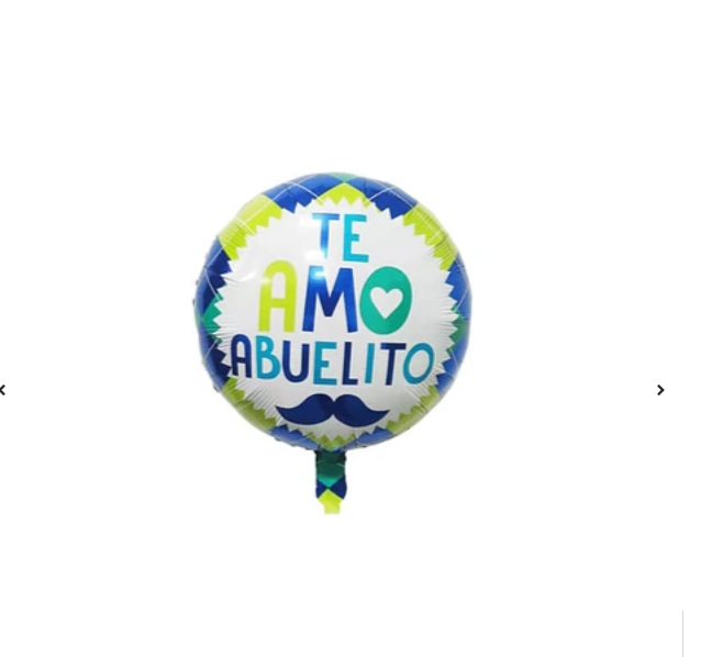 GLOBO METÁLICO TE AMO ABUELITO 45CM - 1