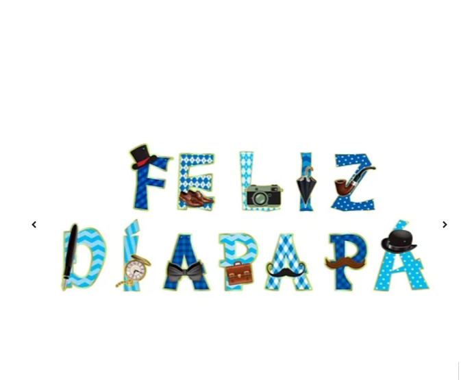GUIRNALDA DÍA DEL PADRE 3M AZUL - 1