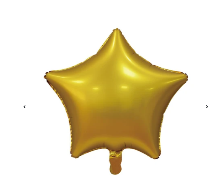 GLOBO ESTRELLA ORO 45CM - 1