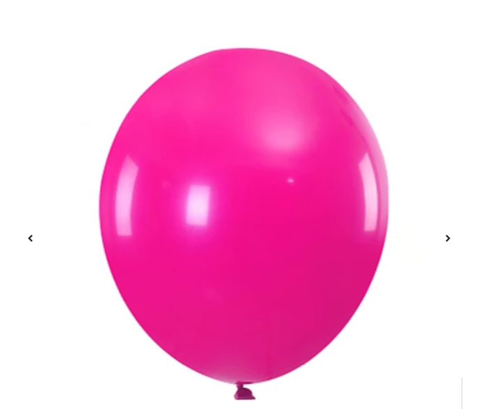 PACK X100 GLOBO LÁTEX 23CM FUCSIA - 1