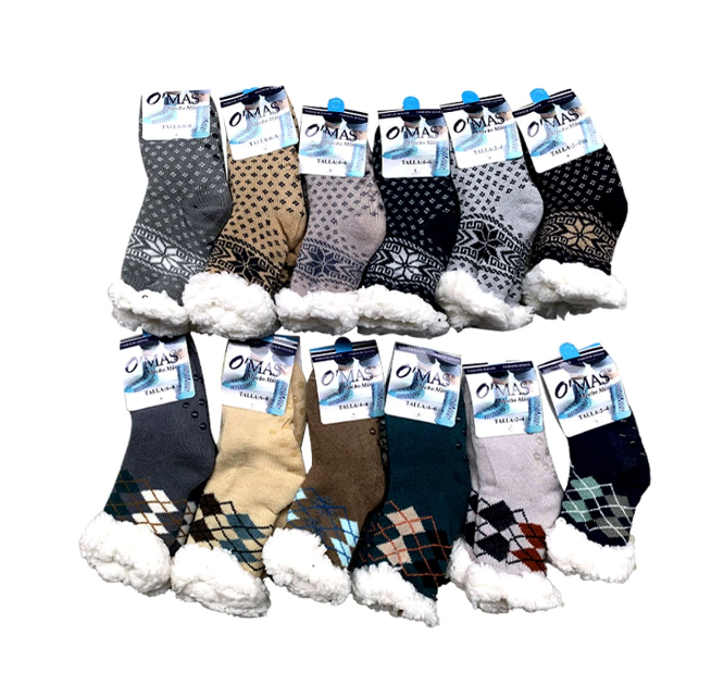 CALCETINES ALGODÓN NIÑO MULTICOLOR CHIPORRO TALLA 2, 4, 6 12 UNID - 1