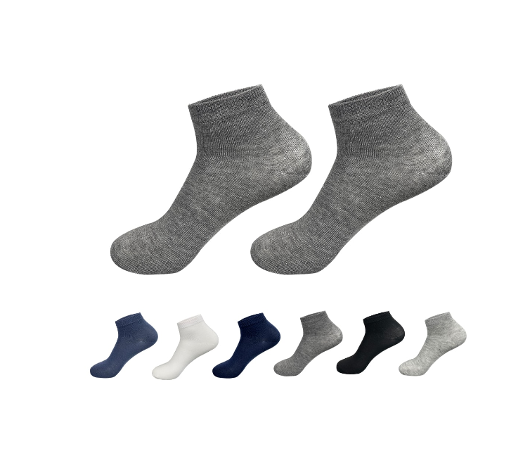 CALCETINES ALGODÓN NIÑO MULTICOLOR CORTE TOBILLO COLORES LISO TALLA 9-12 12 UNID - 1