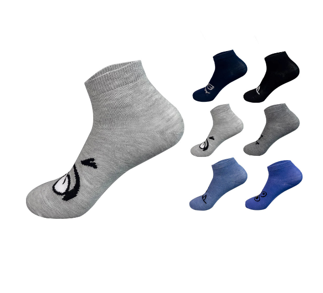 CALCETINES ALGODÓN NIÑO MULTICOLOR CORTE MEDIO CARAS TALLA 3-6 12 UNID - 1