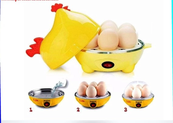 MÁQUINA HERVIDOR COCEDOR DE HUEVOS AL VAPOR 7 HUEVOS GALLINA - 1