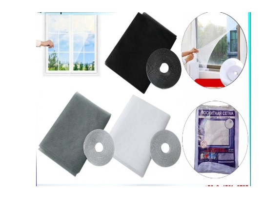 MALLA ANTI MOSQUITOS PARA VENTANA 150X150CM COLORES SURTIDOS - 1