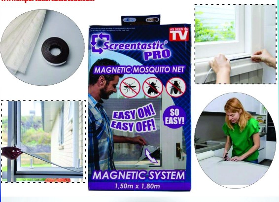 MAGNÉTICO ANTI-MOSQUITO MOSCAS MALLA MOSQUITERA - 1