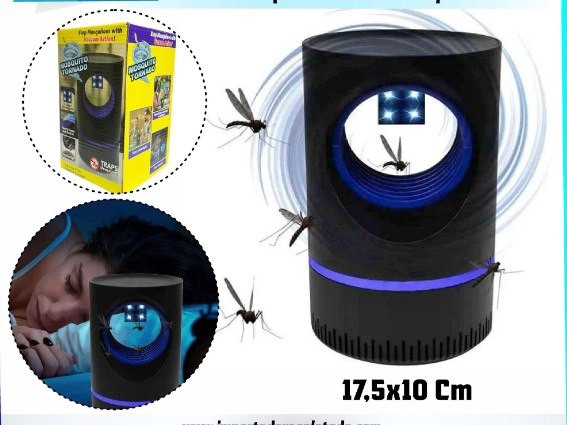 LÁMPARA DE UV PARA MATAR MOSQUITOS CON CONEXIÓN USB - 1