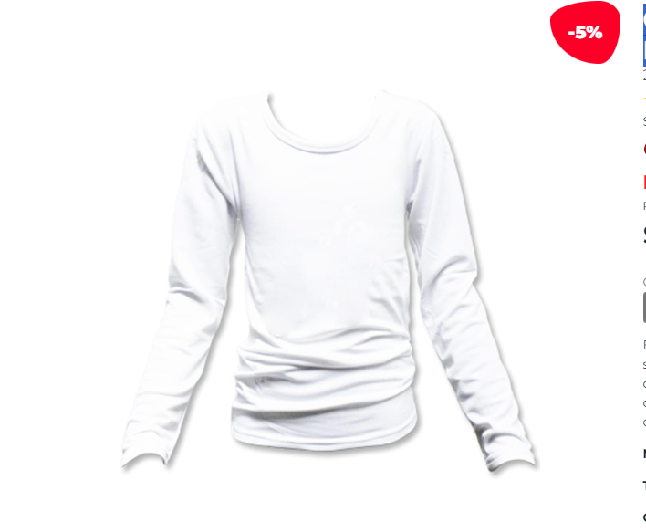 CAMISETA NIÑO BLANCO POLAR COLOR 12 UNID - 1