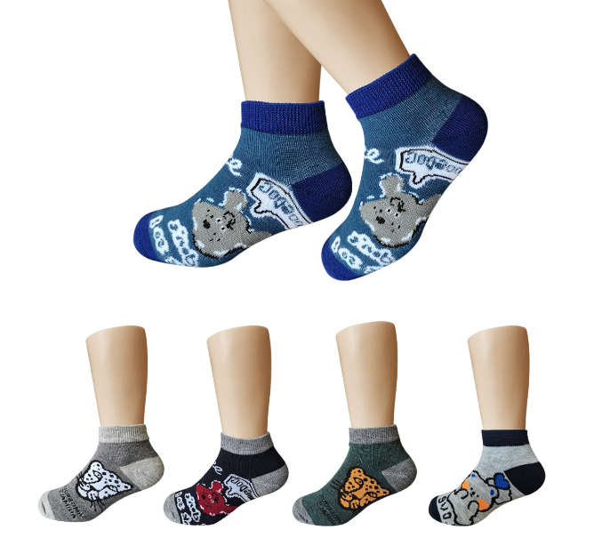 CALCETINES ALGODÓN NIÑO MULTICOLOR ESTAMPADO T2 12 UNID - 1