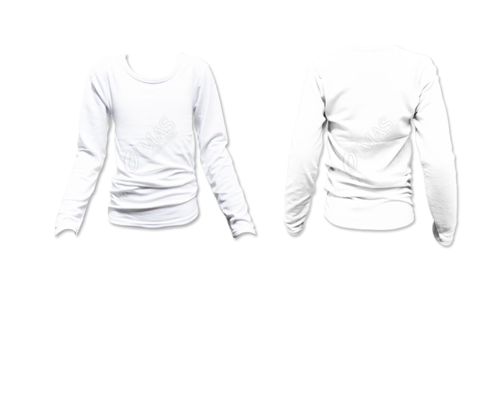 CAMISETA POLAR NIÑO BLANCO JUVENIL 12 UNID - 1