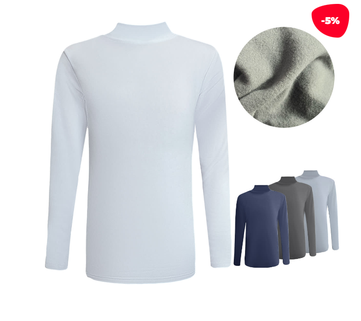 CAMISETA POLAR NIÑO SURTIDO BEATLE LISO 12 UNID - 1