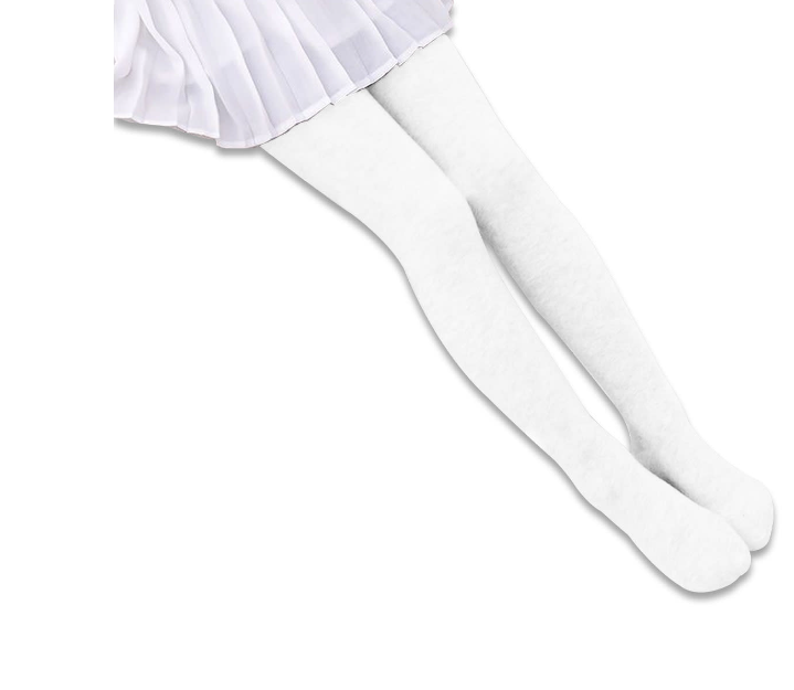 BALLERINA ALGODÓN NIÑA BLANCO LISO TALLA 6-8 12 UNI - 1