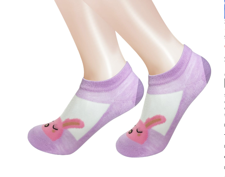 CALCETINES ALGODÓN NIÑA MULTICOLOR CORTE TOBILLO DISEÑOS ANIMALES TALLA 6 12 UNID - 1