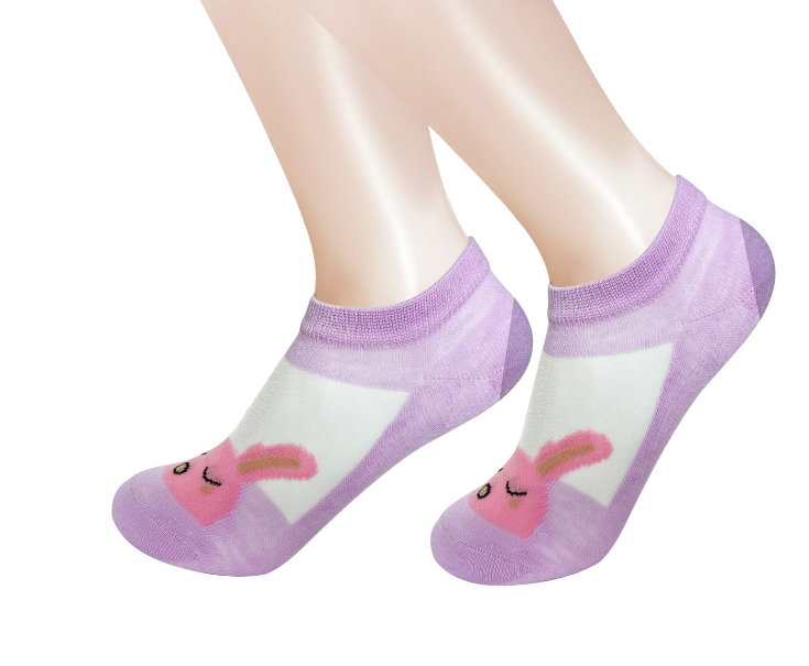 CALCETINES ALGODÓN NIÑA MULTICOLOR CORTE TOBILLO DISEÑOS ANIMALES TALLA 6 12 UNID - 1