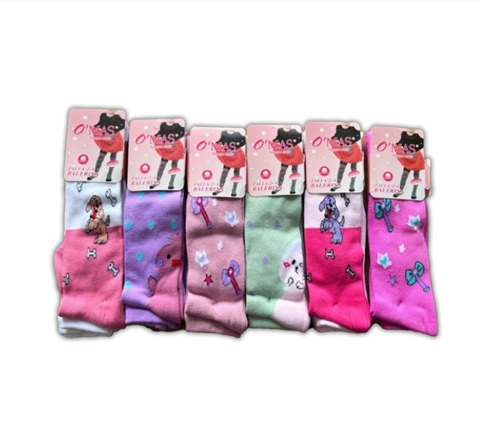 BALLERINA ALGODÓN NIÑA MULTICOLOR POLAR ESTAMPADO ANIMALES SURTIDOS TALLA 4-6 12 UNID - 1
