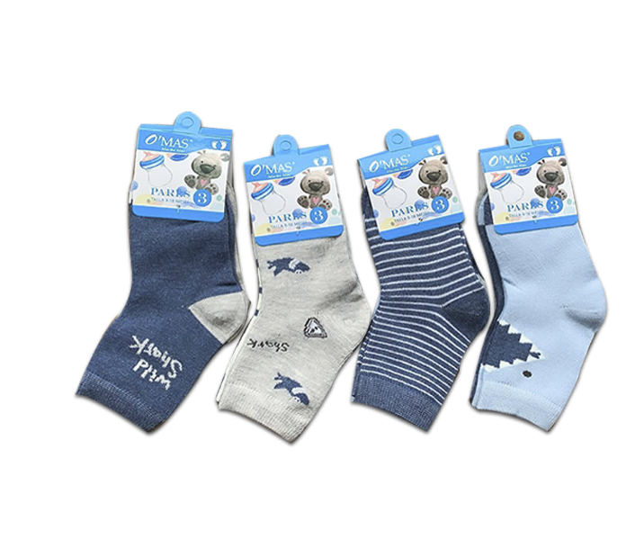 CALCETINES ALGODÓN UNISEX MULTICOLOR BEBÉ TALLA 9-18 MESES - 1