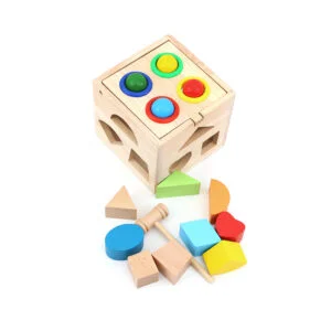 BLOQUES MULTICOLOR CAJA FORMA GRANDE DE ENCAJE - 1