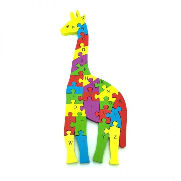 PUZZLE MULTICOLOR GRANDE JUGUETE MADERA - 2