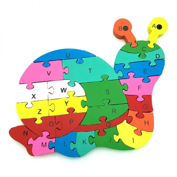 PUZZLE MULTICOLOR GRANDE JUGUETE MADERA - 7