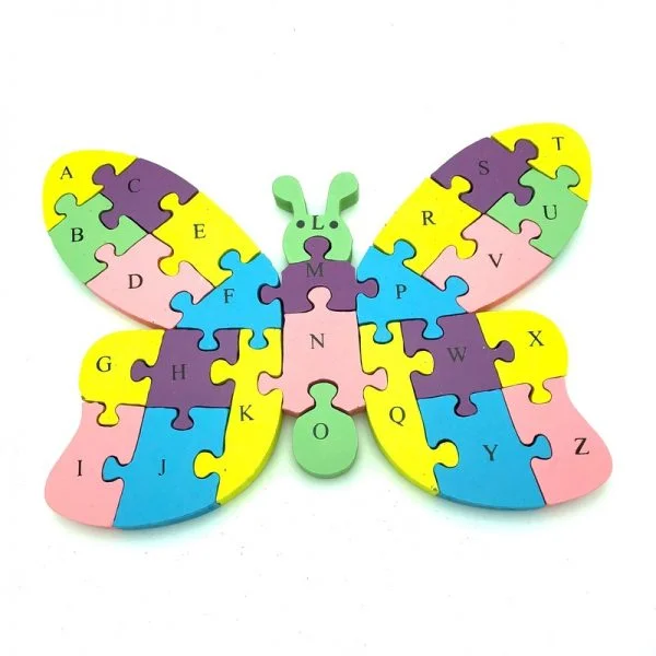 PUZZLE MULTICOLOR GRANDE JUGUETE MADERA - 8