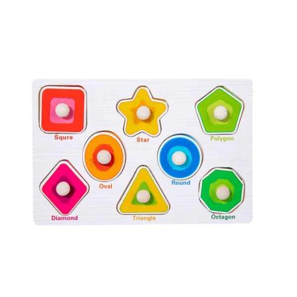 ROMPECABEZA MULTICOLOR MEDIANA JUGUETE DIDÁCTICO - 1