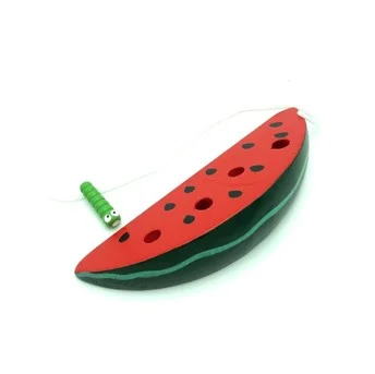 JUEGO DIDÁCTICO ENHEBRADOR SANDÍA EDUCATIVO - 1