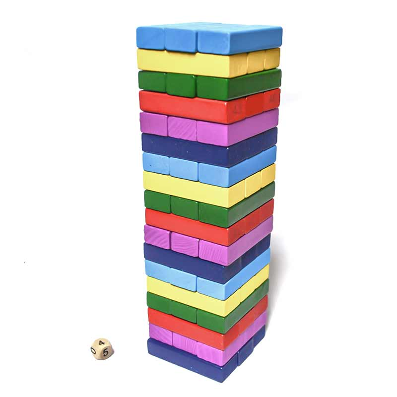 JENGA MULTICOLOR YENGA COLOR TORRE - 1
