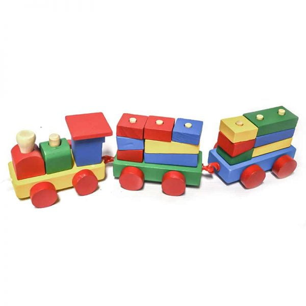 JUEGO DIDÁCTICO TREN ENCAJE MADERA - 1