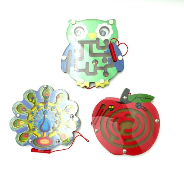 JUEGO DIDÁCTICO LABERINTO IMÁN EDUCATIVO - 1