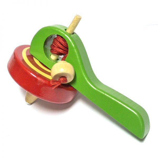 TROMPO JUGUETE MADERA - 1