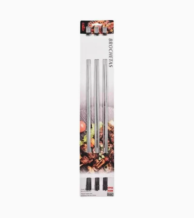 BROCHETAS 12 PCS 35CM - 1